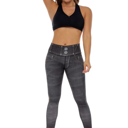 Legging con Estampado en Jean Talle Alto Fit Wear