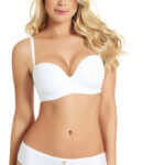 Brasier Strapless Push-Up + Banda Semi-Ancha Haby
