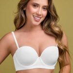 Brasier Strapless Push-Up + Banda Semi-Ancha Haby