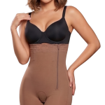Faja con zipper lateral Canela 3054